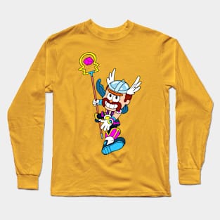 Neon Disco Viking 02 Long Sleeve T-Shirt